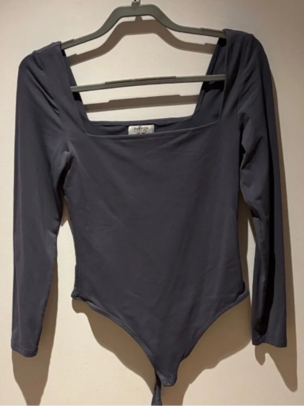 Babaton Long Sleeve Square Neck Bodysuit